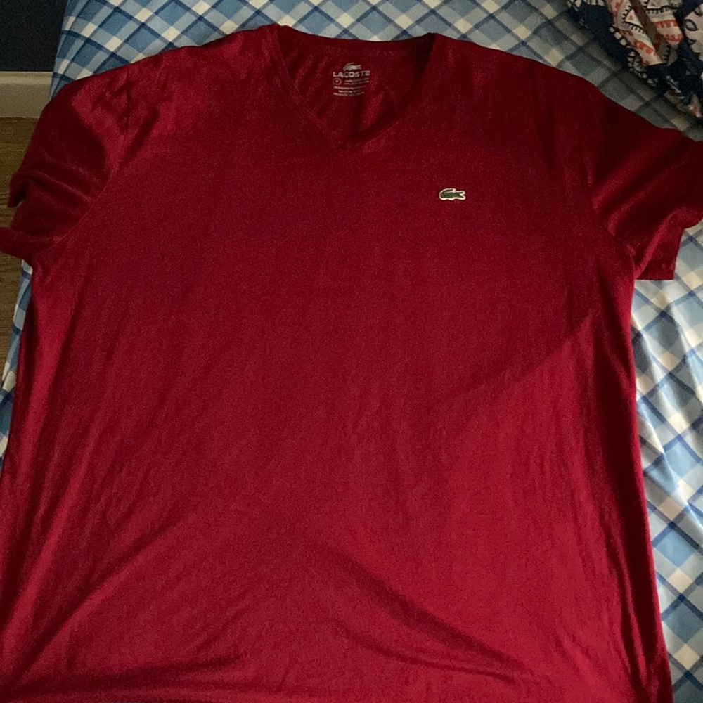 Red Lacoste Large T-Shirt